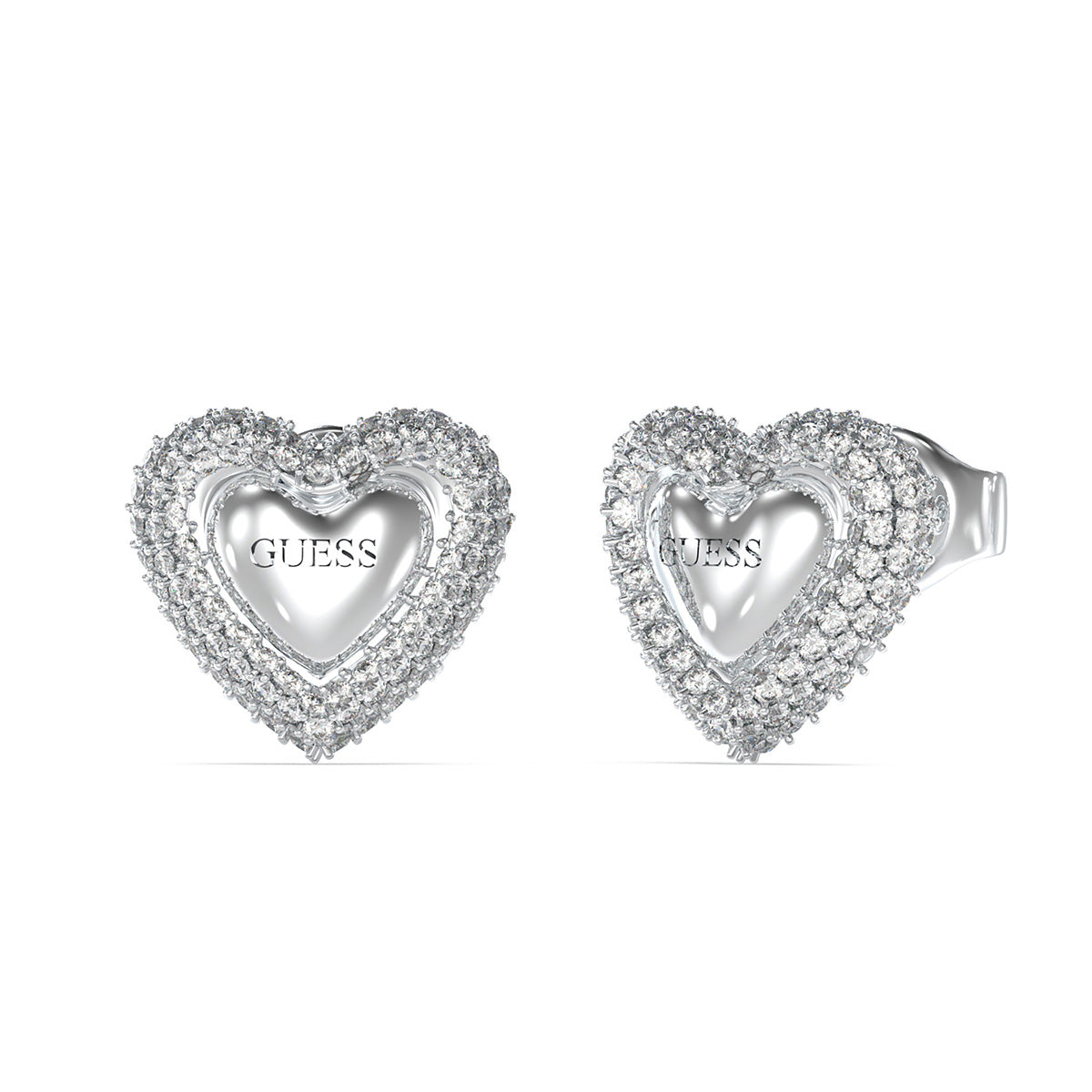 Aros Guess Plateados JUBE05020JWRHT/U