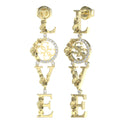 Aros Guess JUBE05030JWYGT-U Dorados