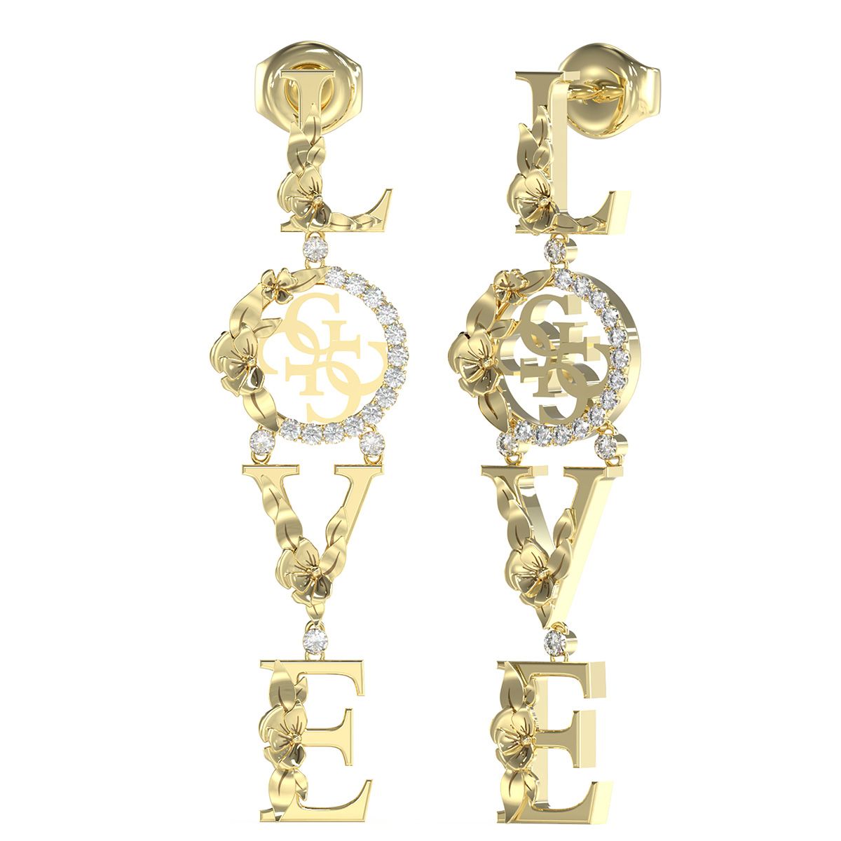 Aros Guess JUBE05030JWYGT-U Dorados