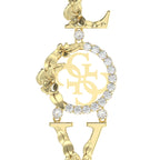 Aros Guess JUBE05030JWYGT-U Dorados