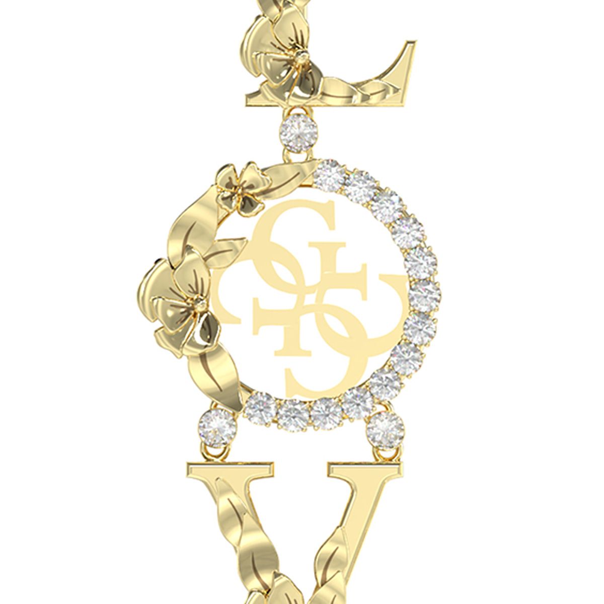 Aros Guess JUBE05030JWYGT-U Dorados