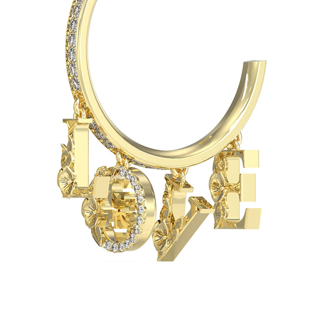 Aros Guess JUBE05034JWYGT-U Dorados