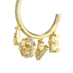 Aros Guess JUBE05034JWYGT-U Dorados
