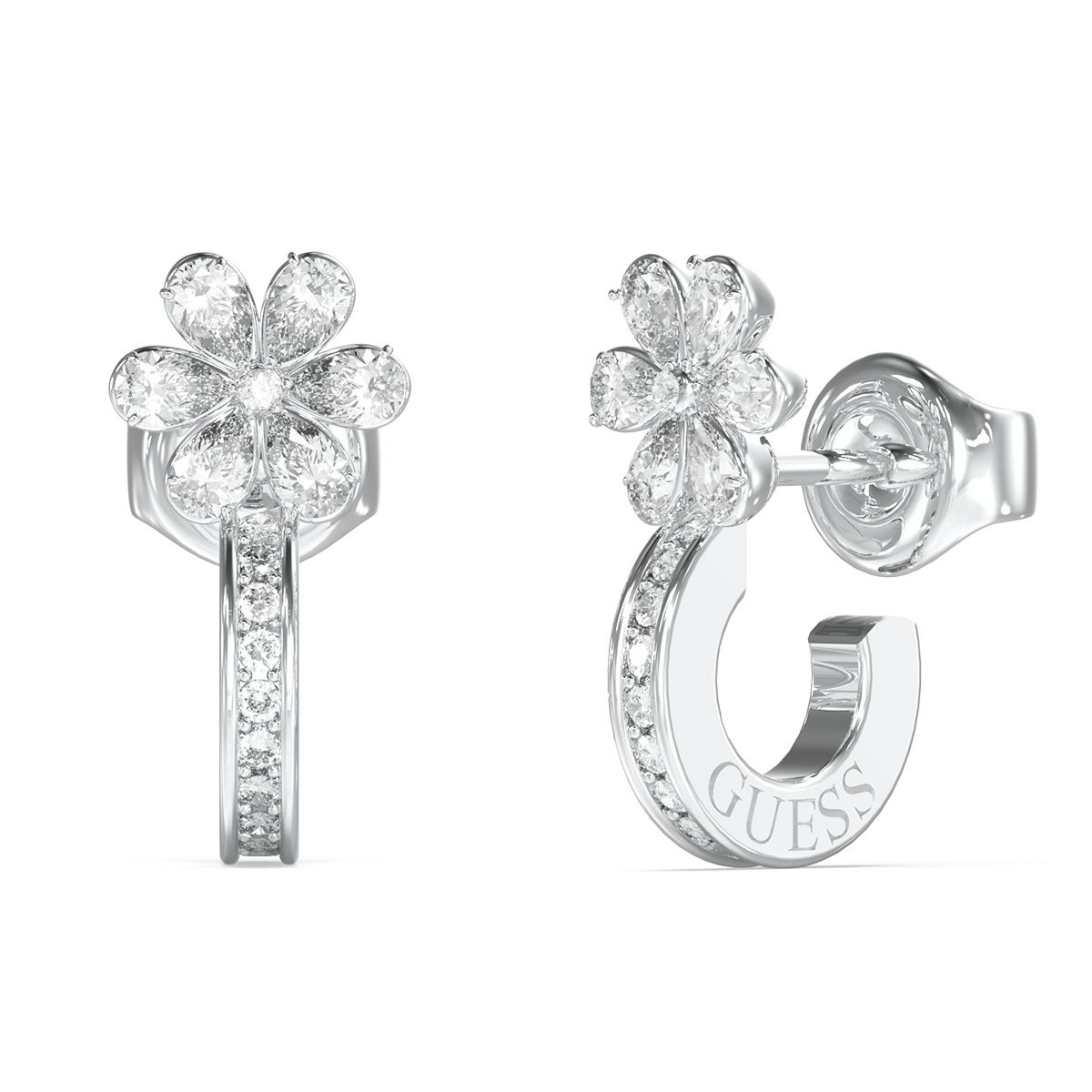 Aros Guess JUBE05110JWRHT-U Plateados