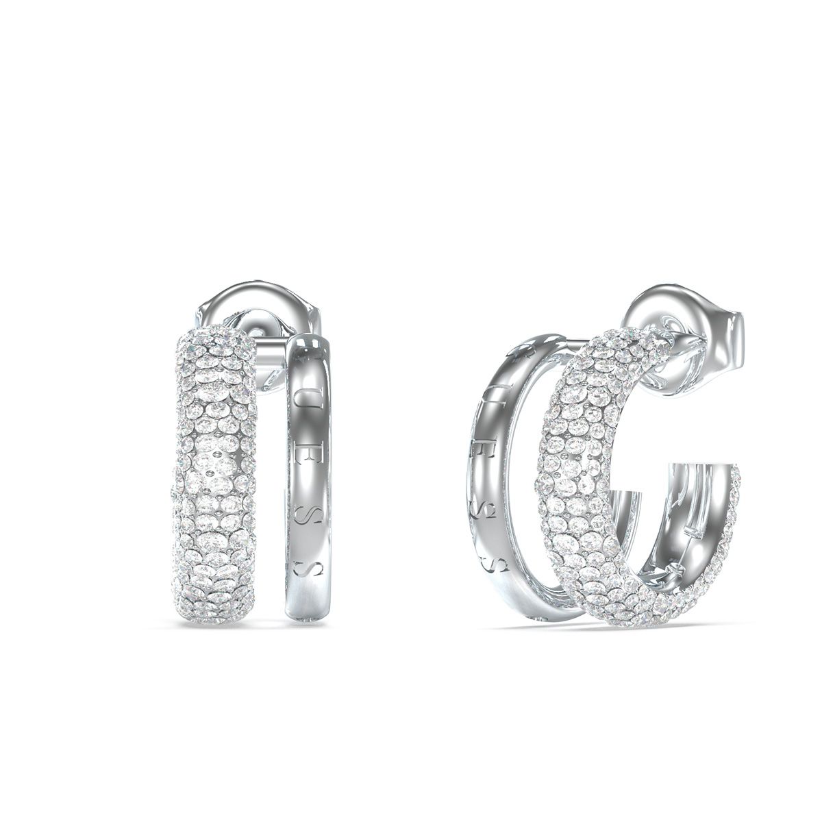 Aros Guess JUBE05197JWRHT-U Plateados