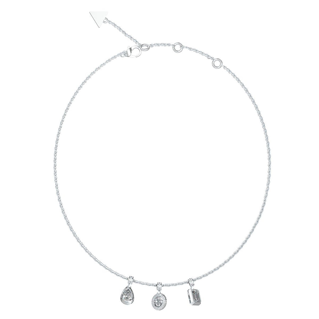 Collar Guess JUBN05240JWRHT-U Plateado