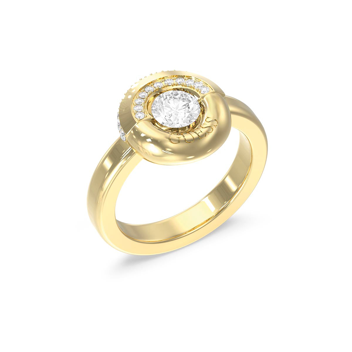 Anillo Guess Dorado JUBR05379JWYG52