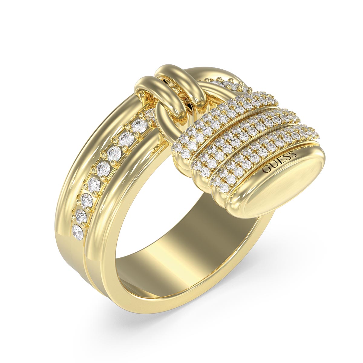 Anillo Guess Dorado JUBR05408JWYG52