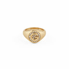 Anillo Guess Dorado JUBR05449JWYG52