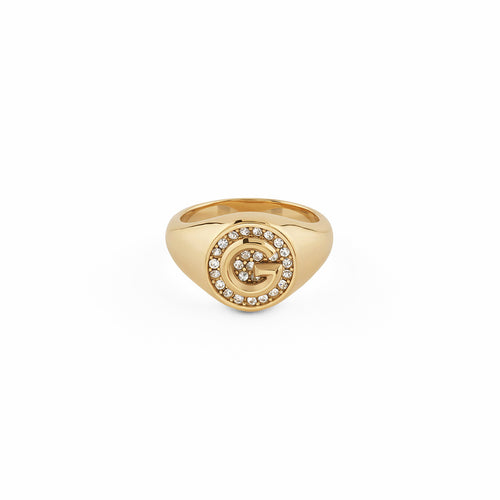 Anillo Guess Dorado JUBR05449JWYG52
