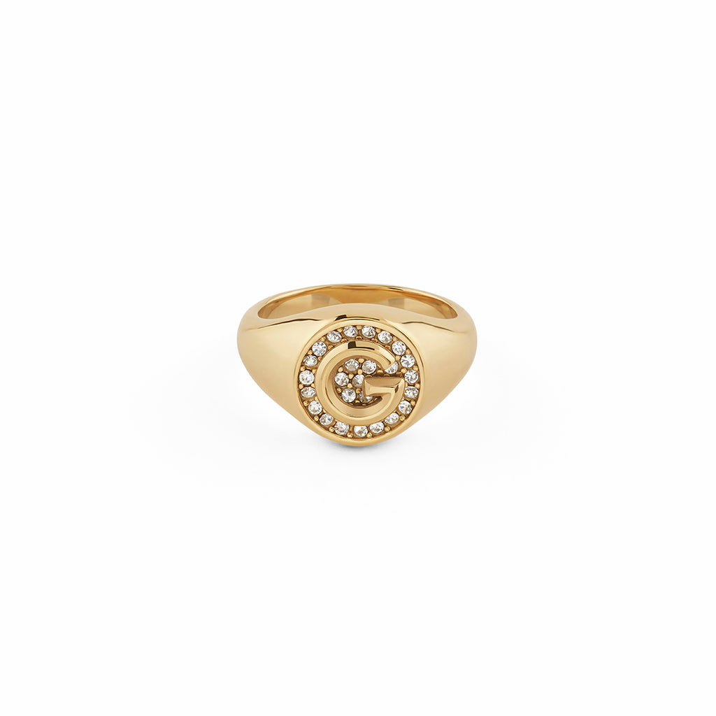 Anillo Guess Dorado JUBR05449JWYG54
