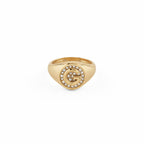 Anillo Guess Dorado JUBR05449JWYG56