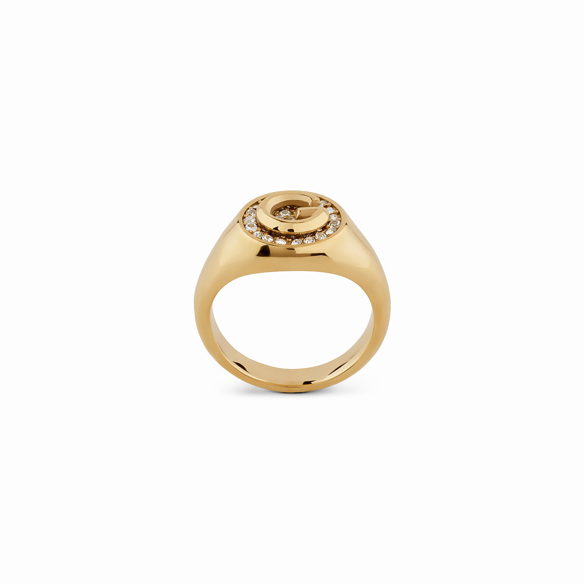 Anillo Guess Dorado JUBR05449JWYG56