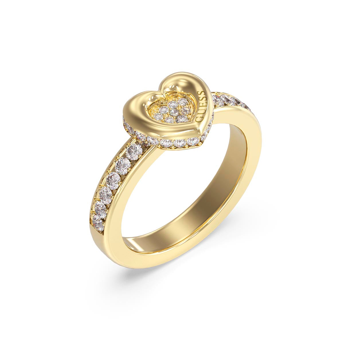 Anillo Guess Dorado JUBR05464JWYG52