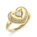 Anillo Guess Dorado JUBR05552JWYG54