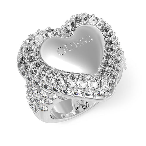 Anillo Guess JUBR05019JWRH54 Plateado