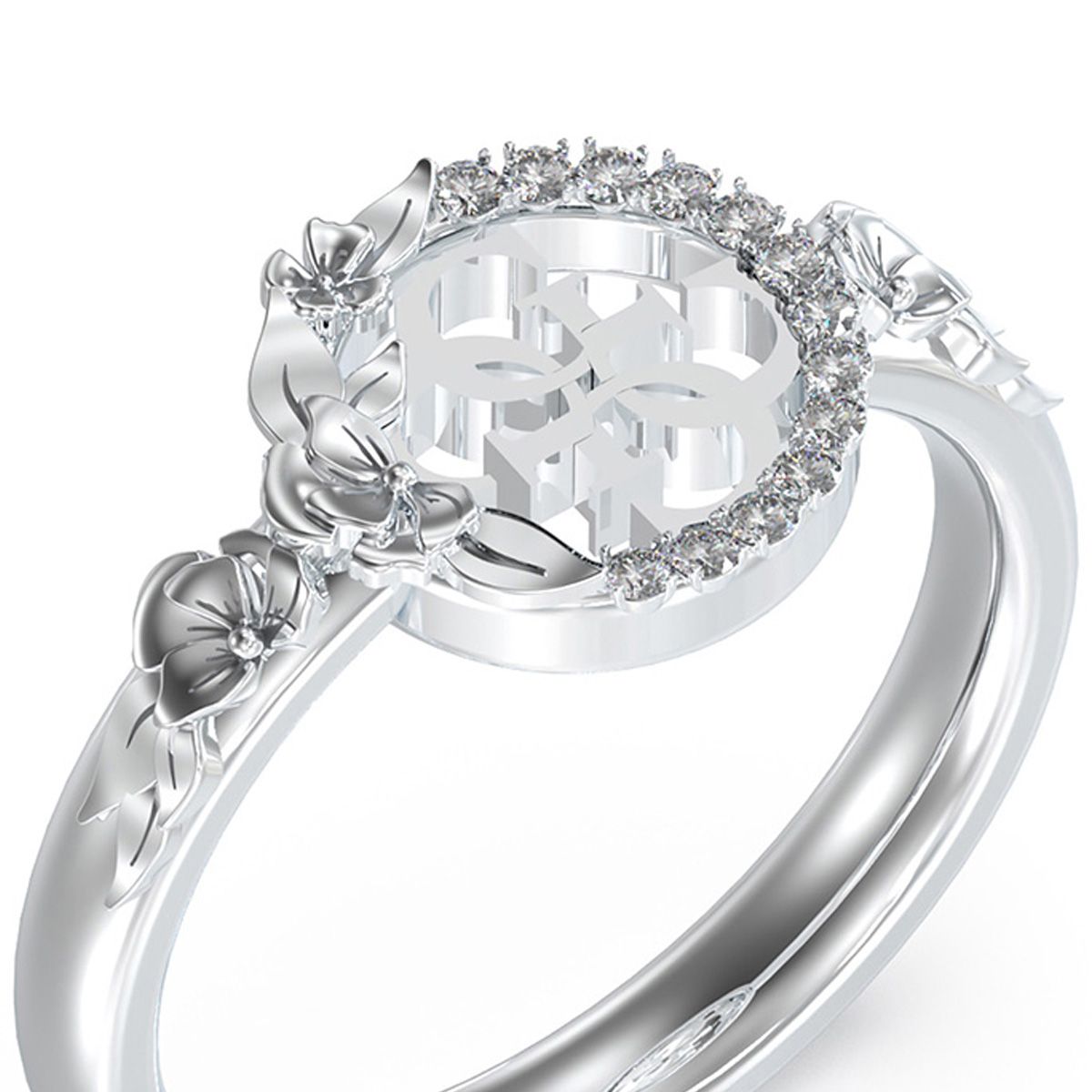 Anillo Guess JUBR05042JWRH54 Plateado