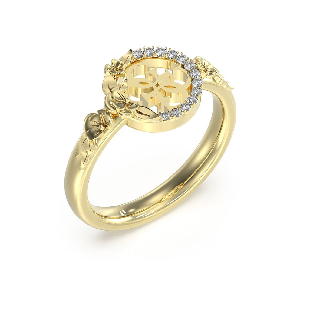 Anillo Guess JUBR05042JWYG54 Dorado