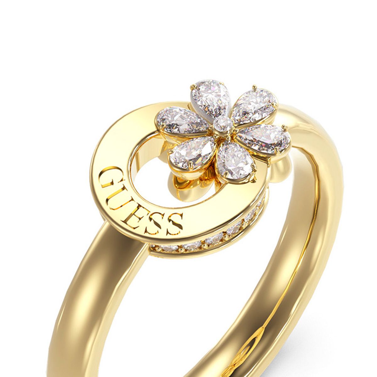 Anillo Guess JUBR05109JWYG54 Dorado