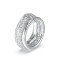 Anillo Guess JUBR05198JWRH54 Plateado