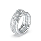Anillo Guess JUBR05198JWRH54 Plateado