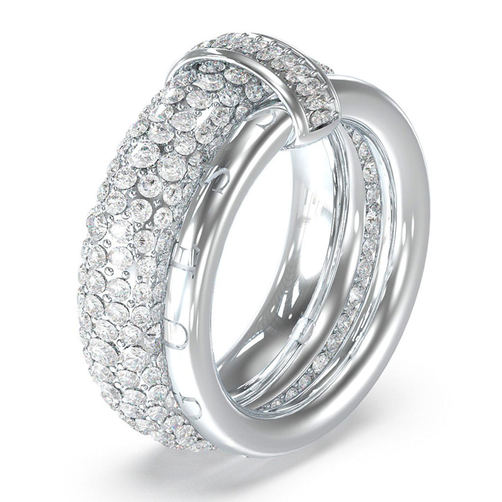 Anillo Guess JUBR05198JWRH54 Plateado