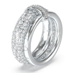 Anillo Guess JUBR05198JWRH54 Plateado