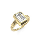 Anillo Guess JUBR05251JWYG54 Dorado