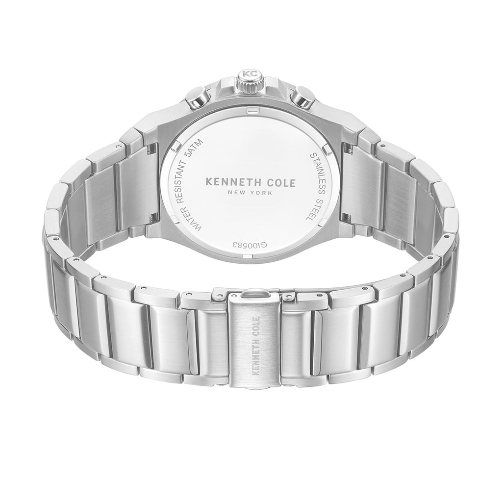 Reloj Cronógrafo Hombre Kenneth Cole New York Plateado KCWGI0058302