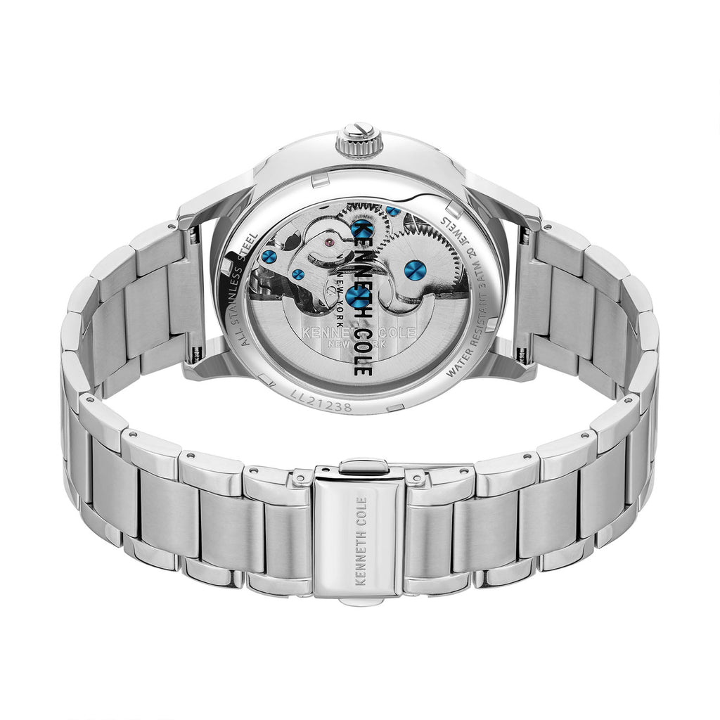 Reloj Análogo Mujer Kenneth Cole New York Plateado KCWLL2123803