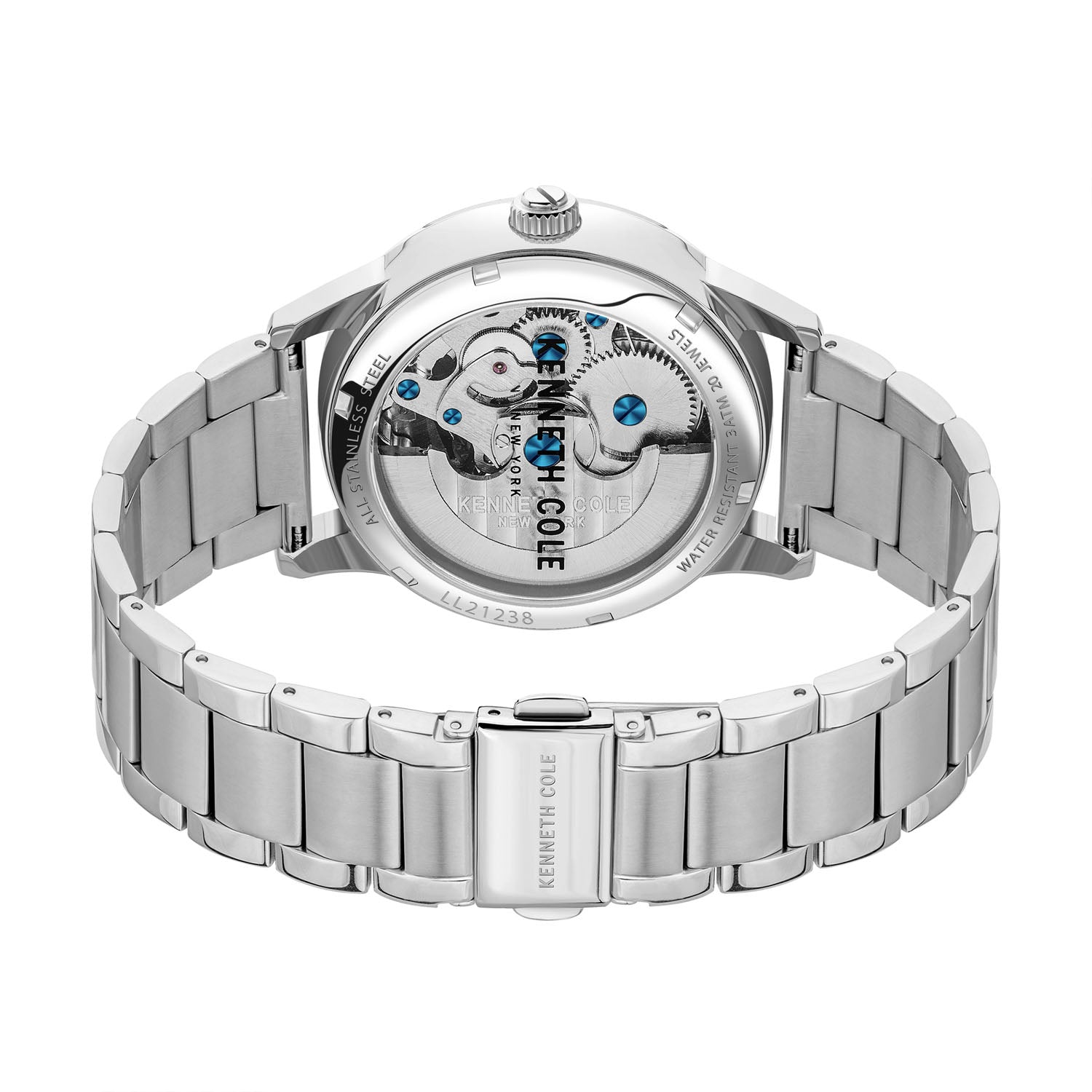 Reloj Análogo Mujer Kenneth Cole New York Plateado KCWLL2123803