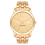 Reloj Análogo Mujer Nine West Dorado NW/1578CHGB