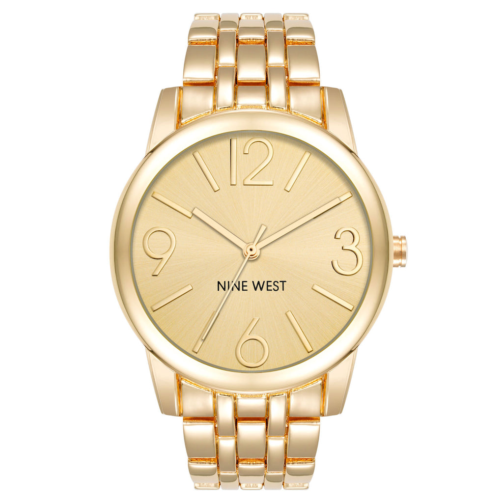 Reloj Análogo Mujer Nine West Dorado NW/1578CHGB