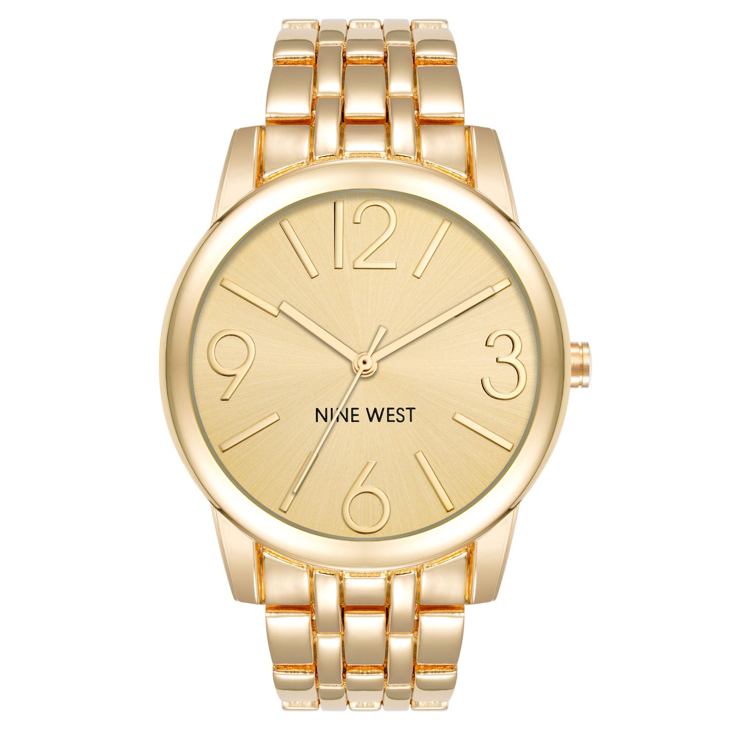 Reloj Análogo Mujer Nine West Dorado NW/1578CHGB