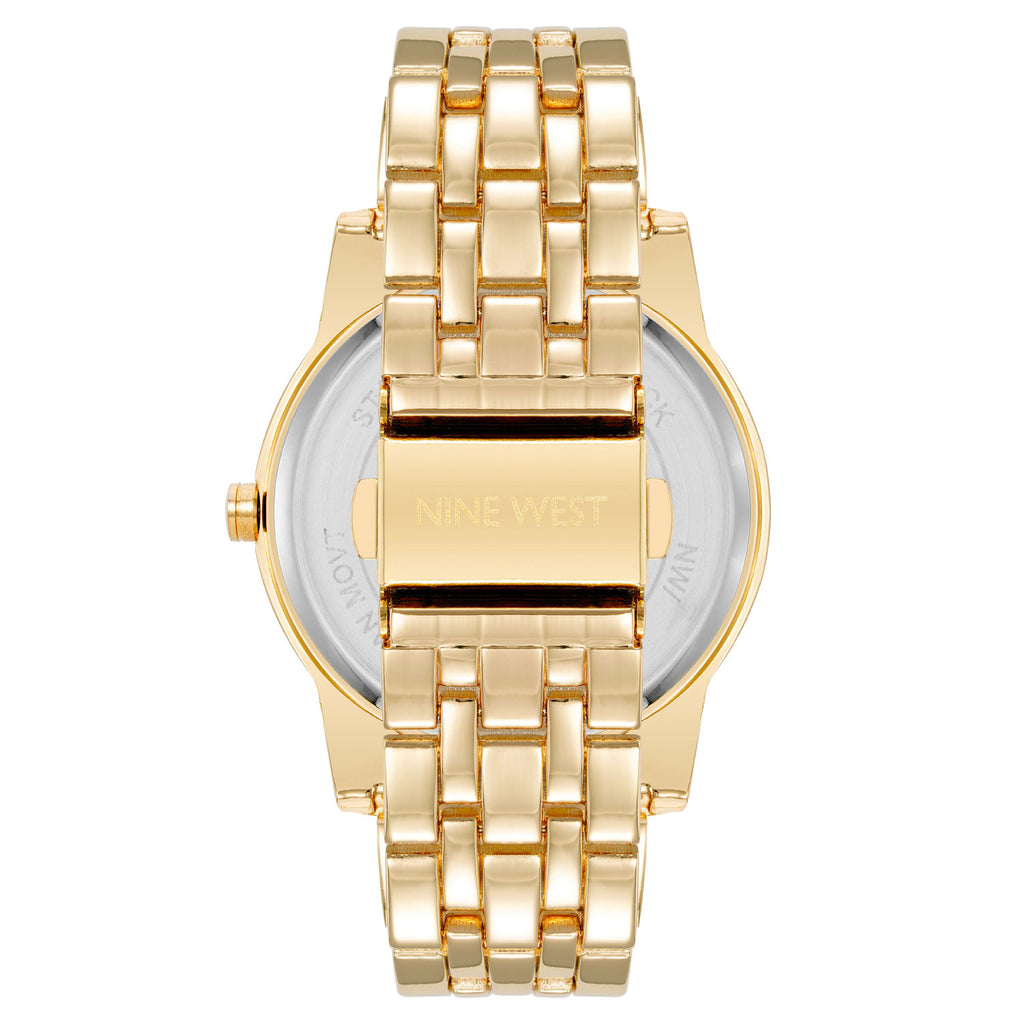 Reloj Análogo Mujer Nine West Dorado NW/1578CHGB
