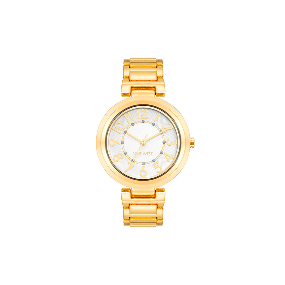 Reloj Análogo Mujer Nine West Dorado NW/1892SVGB