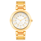 Reloj Análogo Mujer Nine West Dorado NW/1892SVGB