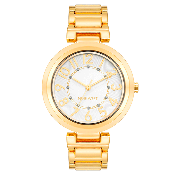 Reloj Análogo Mujer Nine West Dorado NW/1892SVGB