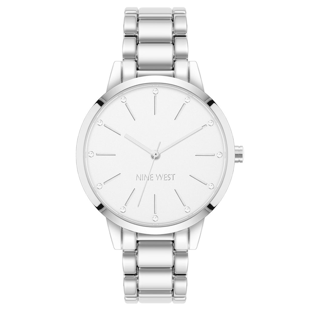 Reloj Análogo Mujer Nine West Plateado NW/2099SVSV