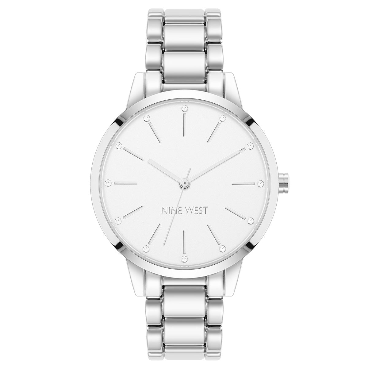Reloj Análogo Mujer Nine West Plateado NW/2099SVSV