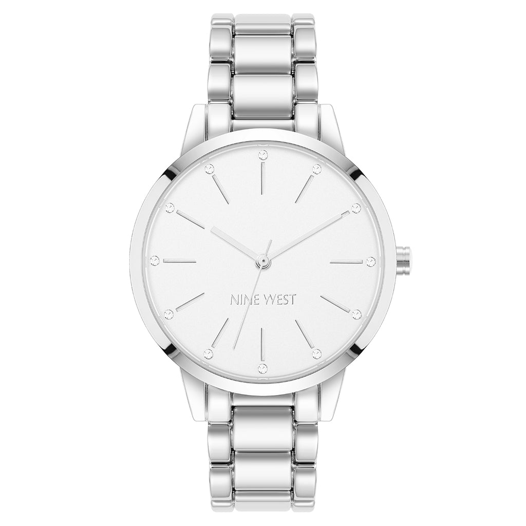Reloj Análogo Mujer Nine West Plateado NW/2099SVSV