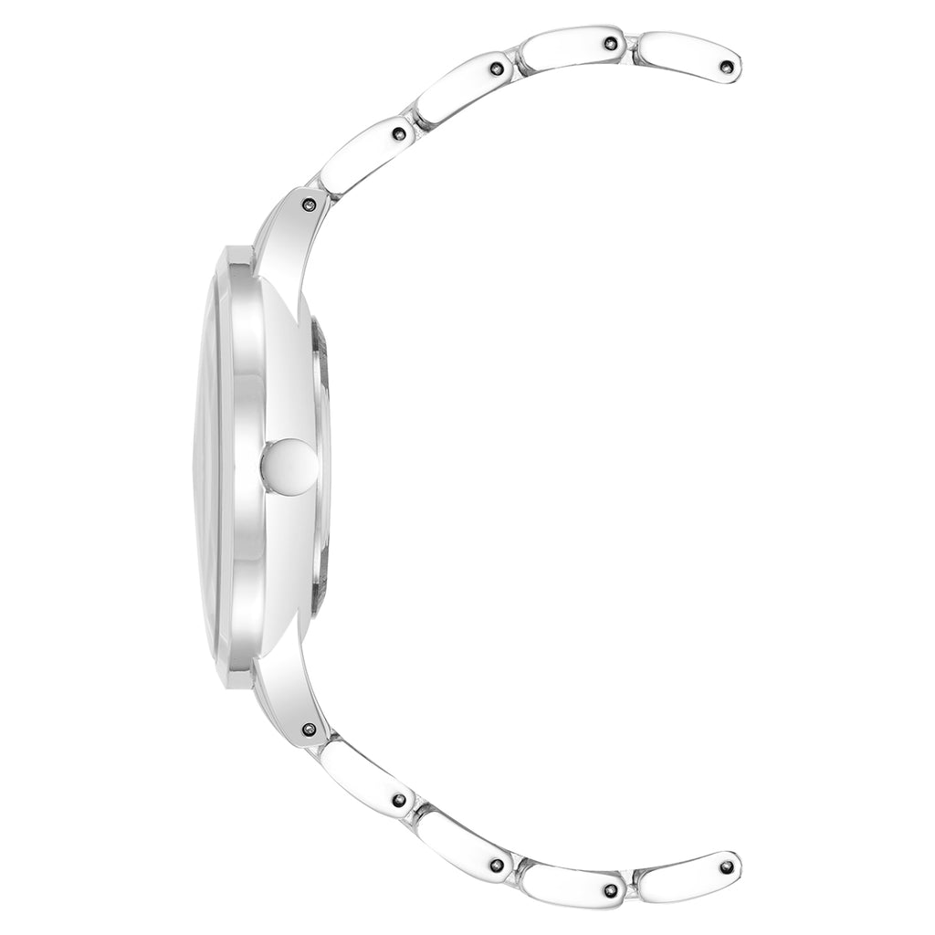 Reloj Análogo Mujer Nine West Plateado NW/2099SVSV