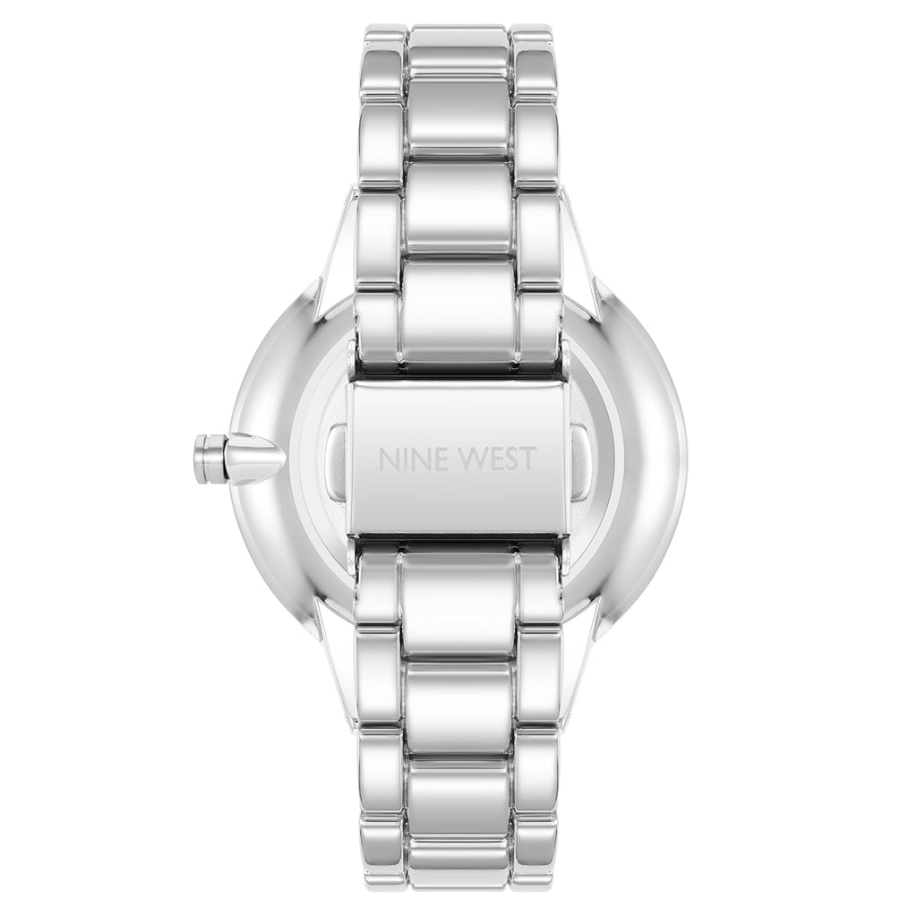 Reloj Análogo Mujer Nine West Plateado NW/2099SVSV
