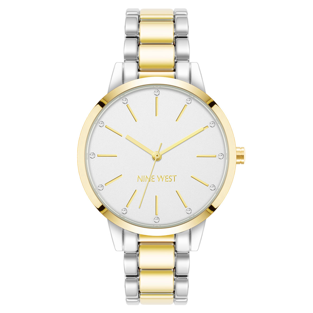 Reloj Análogo Mujer Nine West Bicolor NW/2099WTTT