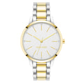 Reloj Análogo Mujer Nine West Bicolor NW/2099WTTT