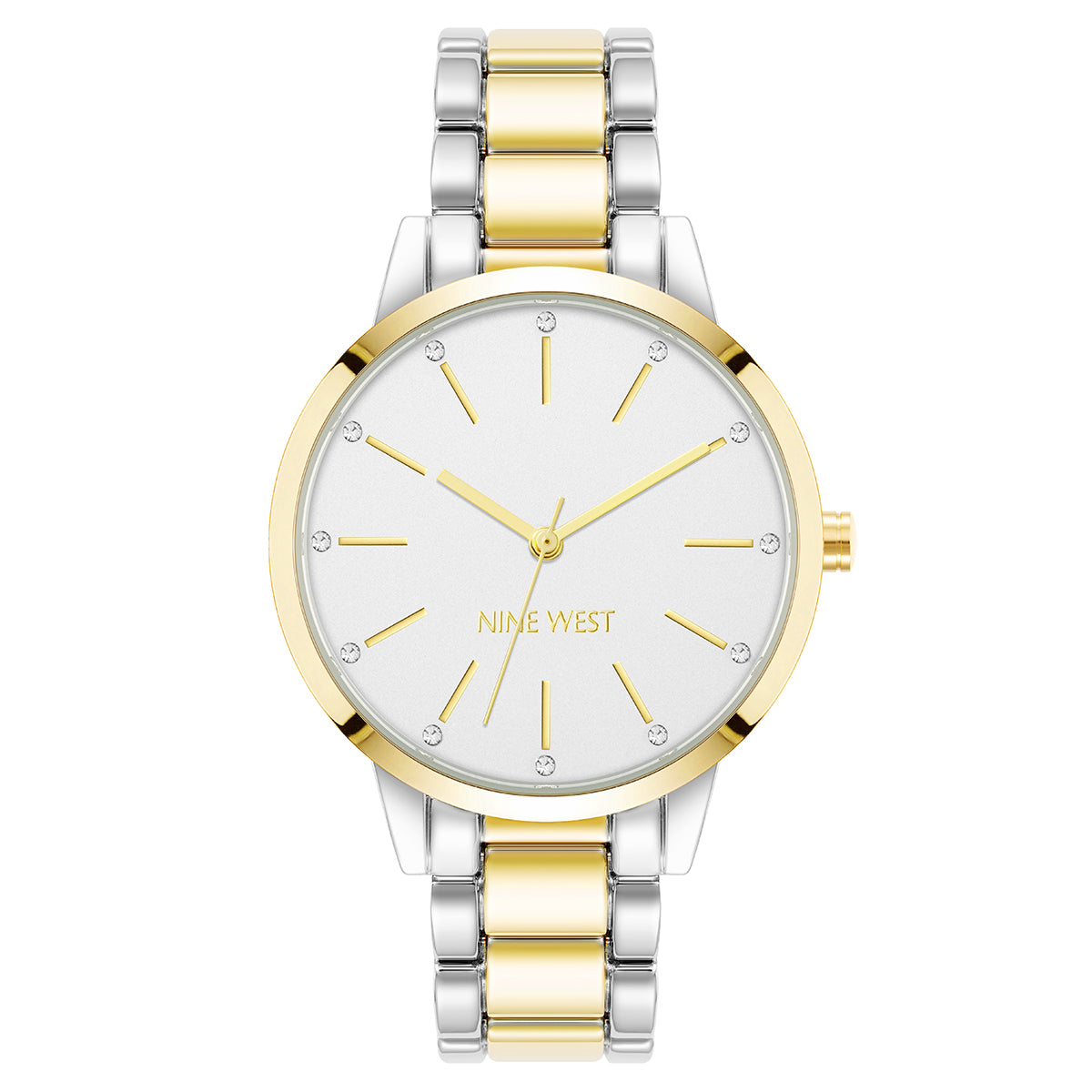Reloj Análogo Mujer Nine West Bicolor NW/2099WTTT