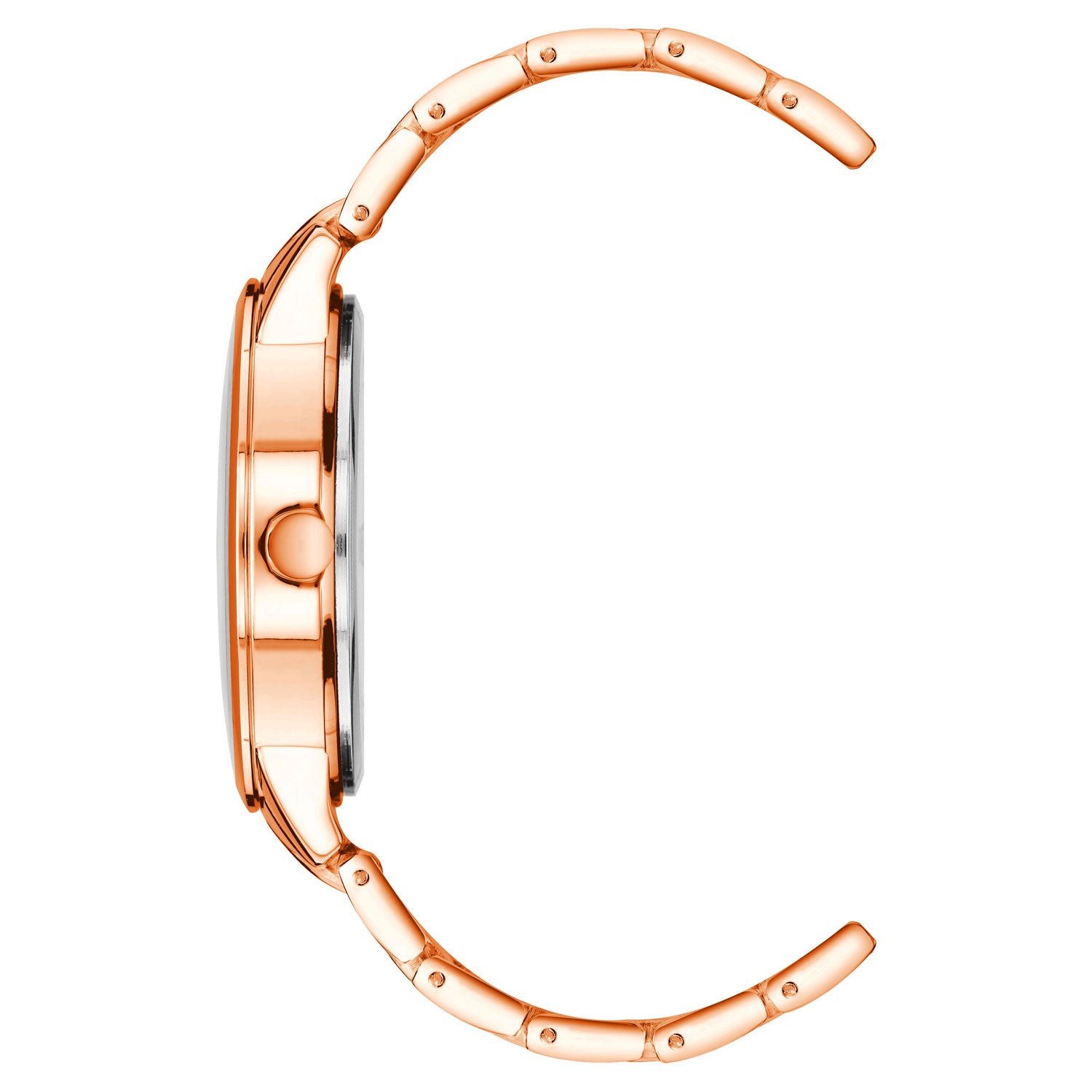 Reloj Análogo Mujer Nine West Oro Rosado NW/2596FLRG