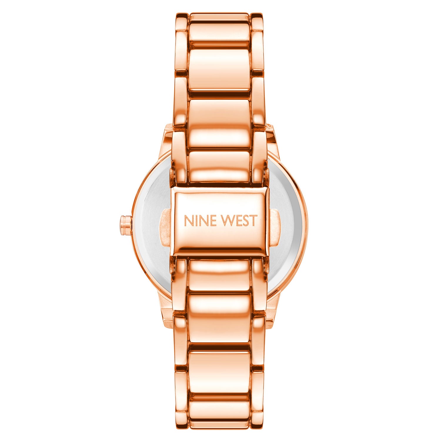 Reloj Análogo Mujer Nine West Oro Rosado NW/2596FLRG
