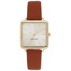 Reloj Análogo Mujer Nine West Café NW/2670GPHY