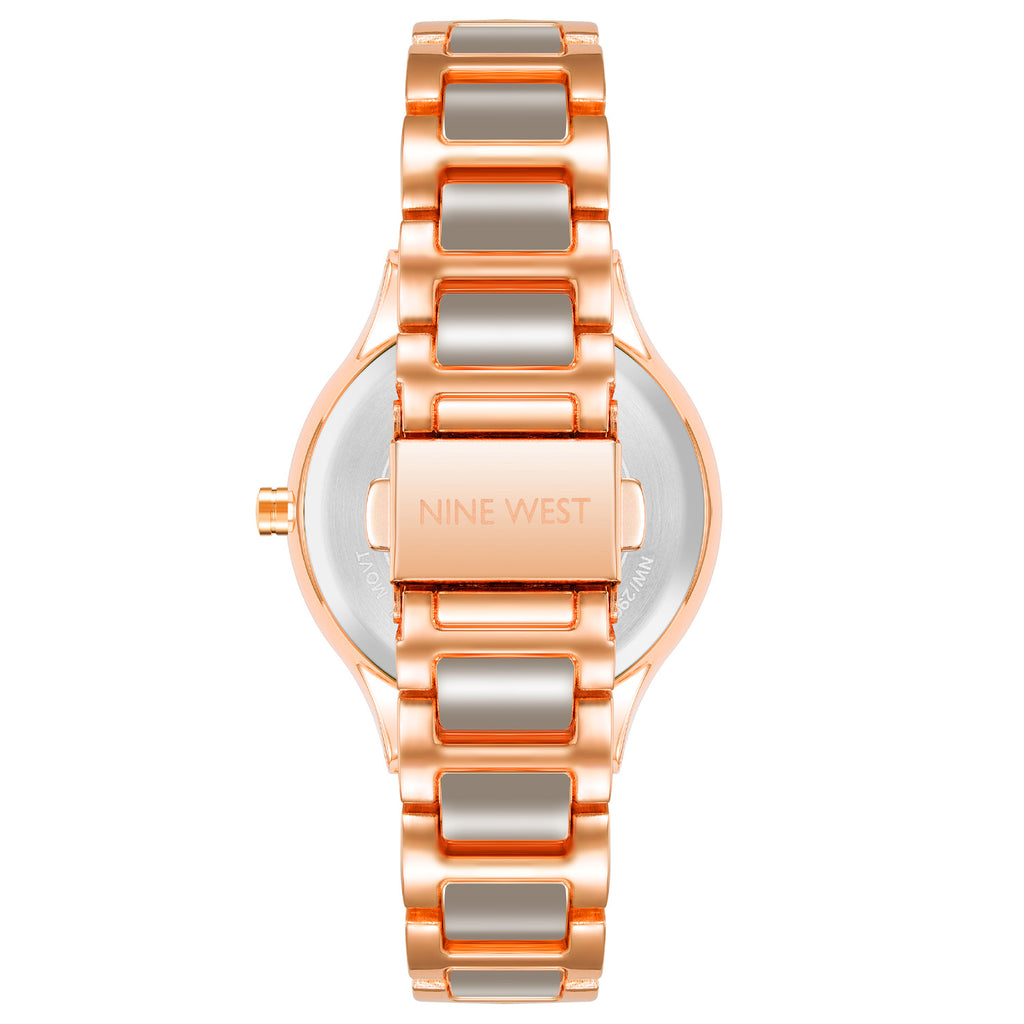 Reloj Análogo Mujer Nine West Bicolor NW/2908GYRG